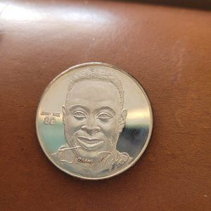 Highland Mint Jerry Rice Commemorative  Medallion 1 Oz Silver Coin